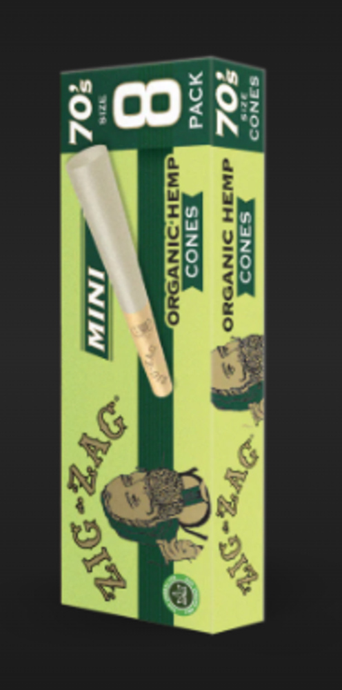 Organic Hemp Mini Cones - 70mm [8pk]