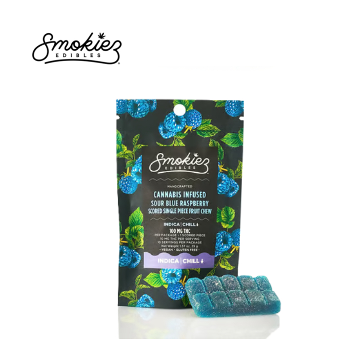 Sour Blue Raspberry - Indica [1pk] (100mg)