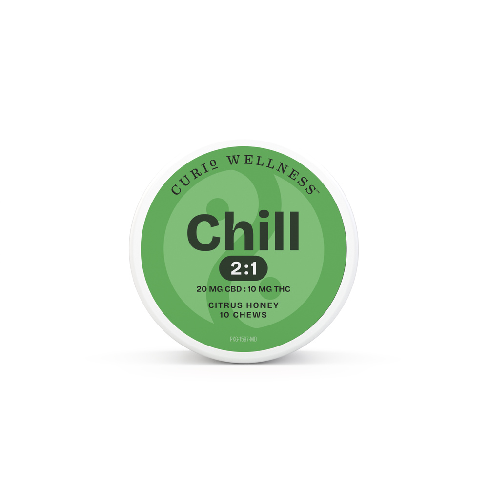 Chill 2:1 Chews - Citrus Honey [10pk] (200mg CBD/100mg THC)