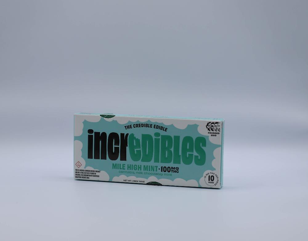 incredibles - Mile High Mint - Chocolate - 100mg