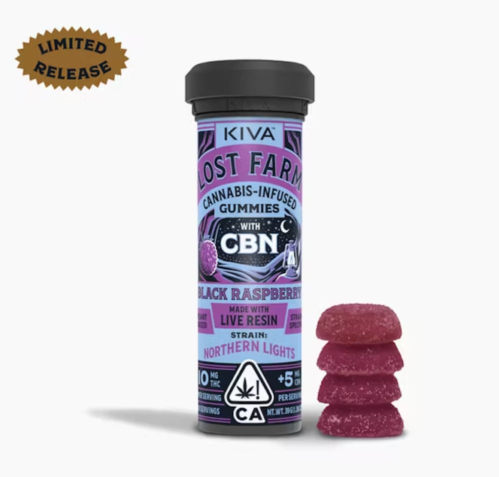 Black Raspberry x Northern Lights [10pk] (100mg THC/50mg CBN)