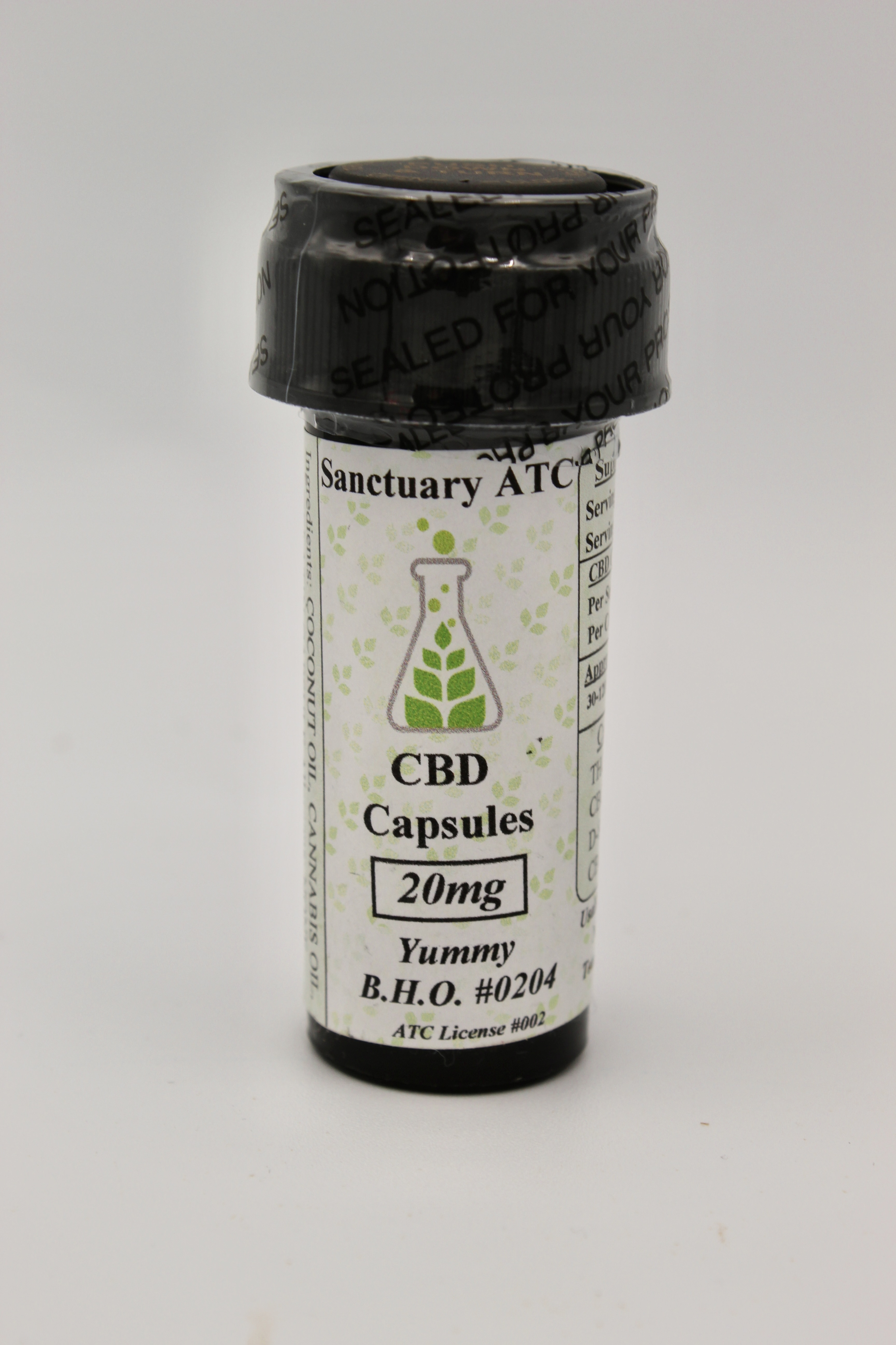 (7) 20mg (CBD) Yummy B.H.O. #0204 - CannaCapsule