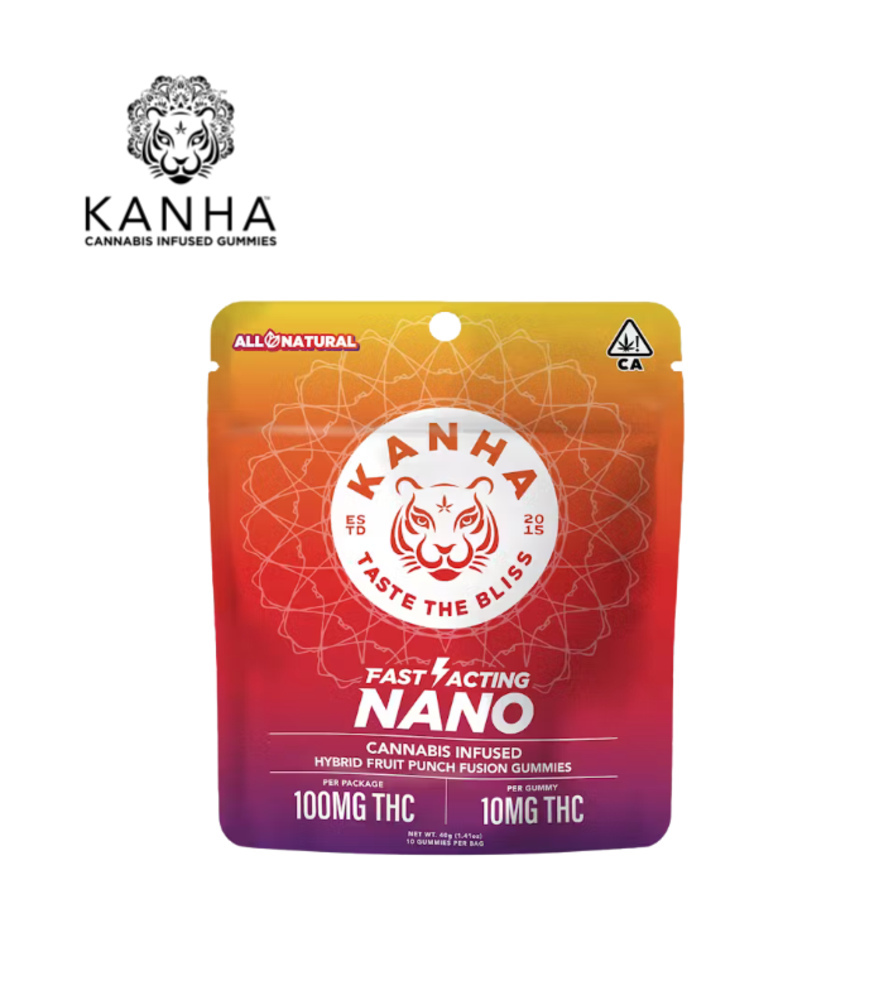 FRUIT PUNCH FUSION 100MG 10 PACK NANO GUMMIES