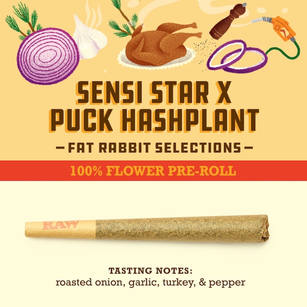 Paper Crane - Sensi Star x Puck Hashplant Pre-Roll (1g) product photo