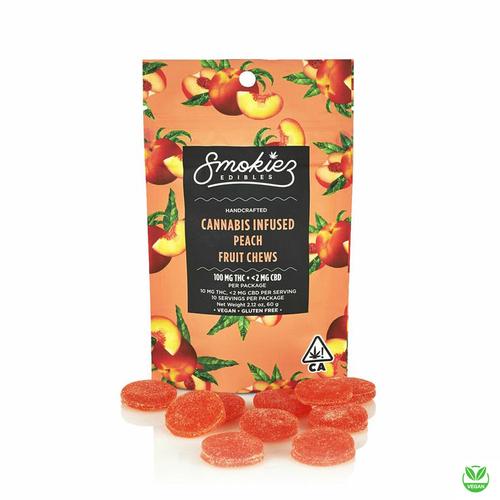Peach Fruit Chews [10pk] (100mg) THC - WA