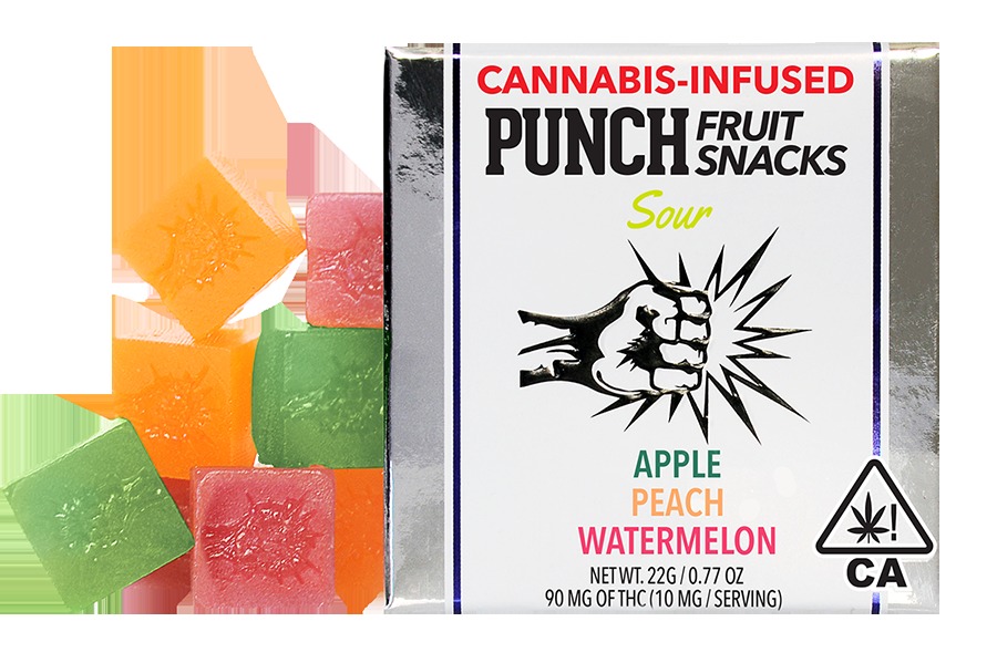 Sour Fruit Snacks (90mg) Punch Fruit Snacks Jane