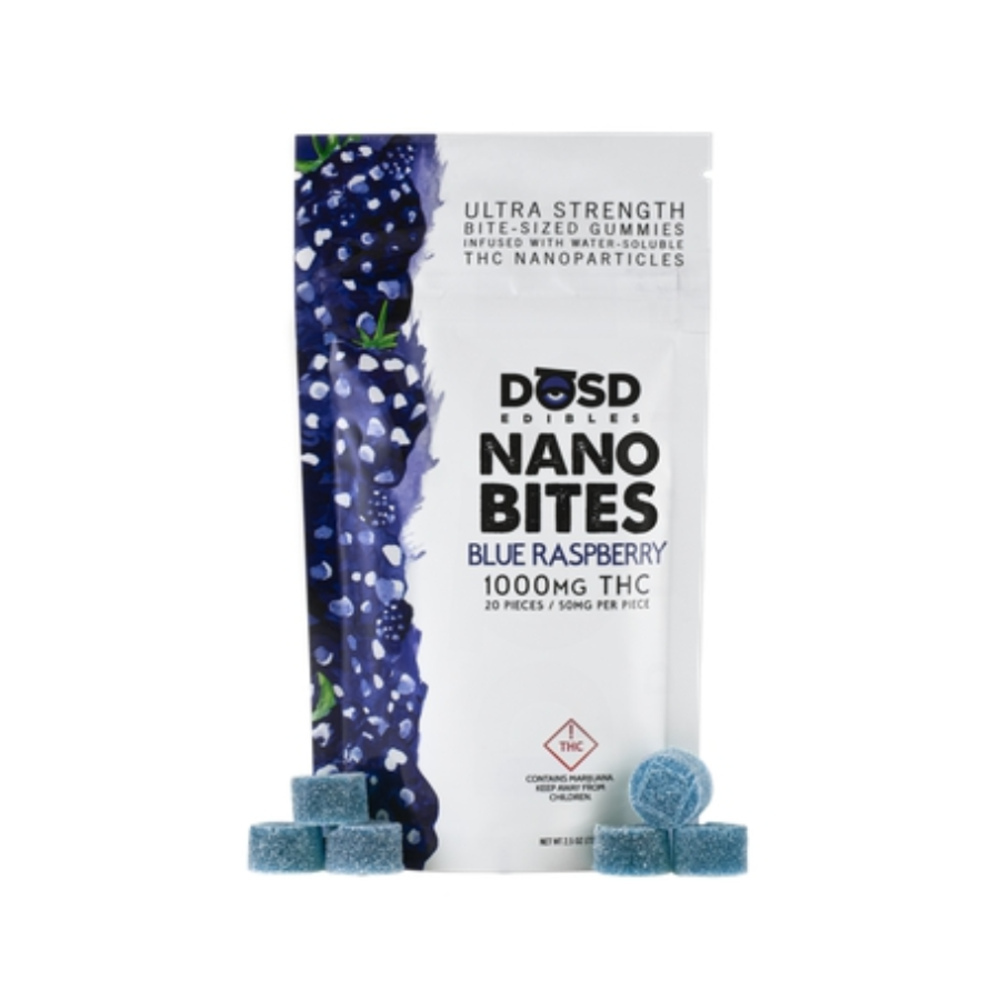 Shop Blue Raspberry [20pk] (1000mg THC) | Leiffa - Med Dispensary