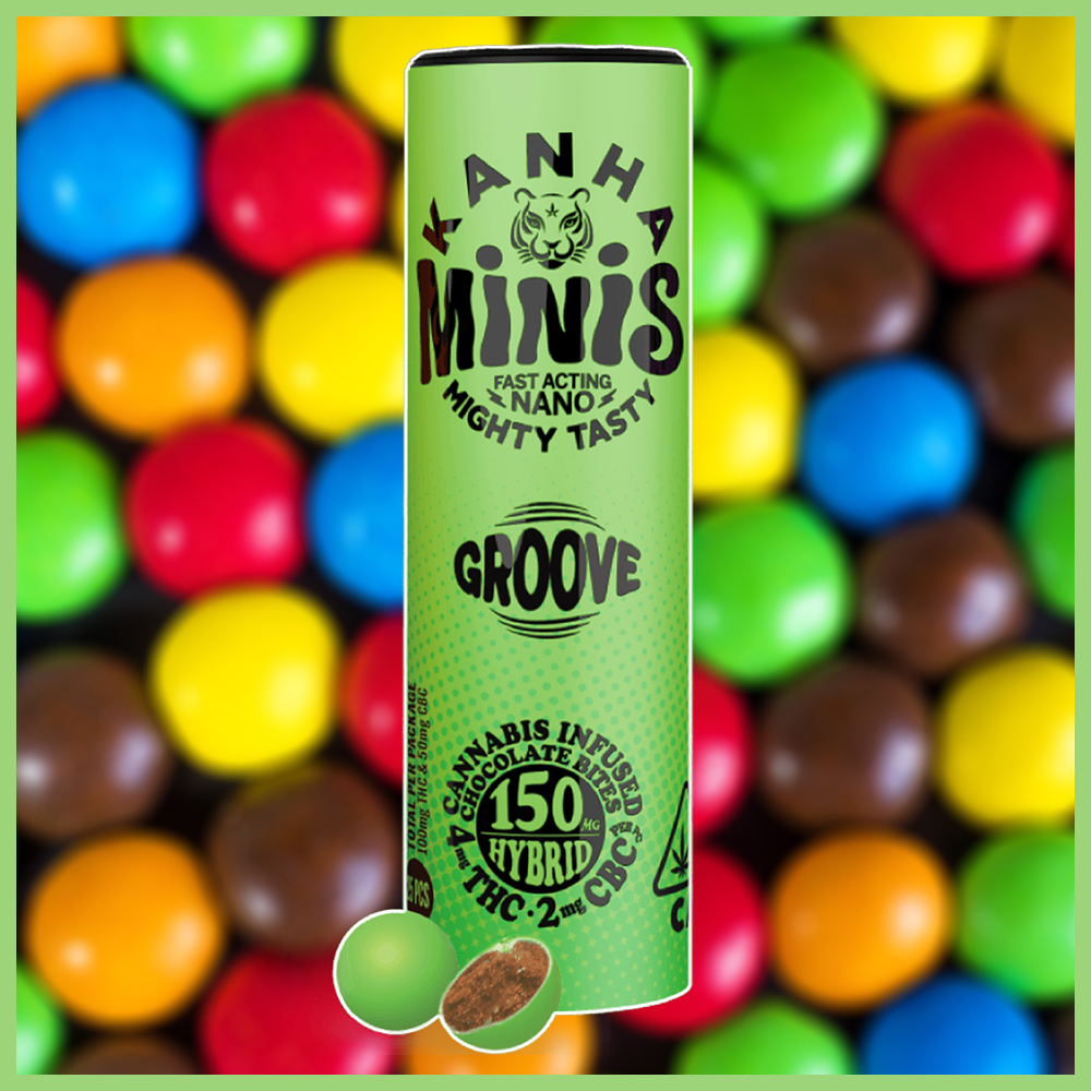 Minis GROOVE [25pk] (100mg THC/50mg CBC)