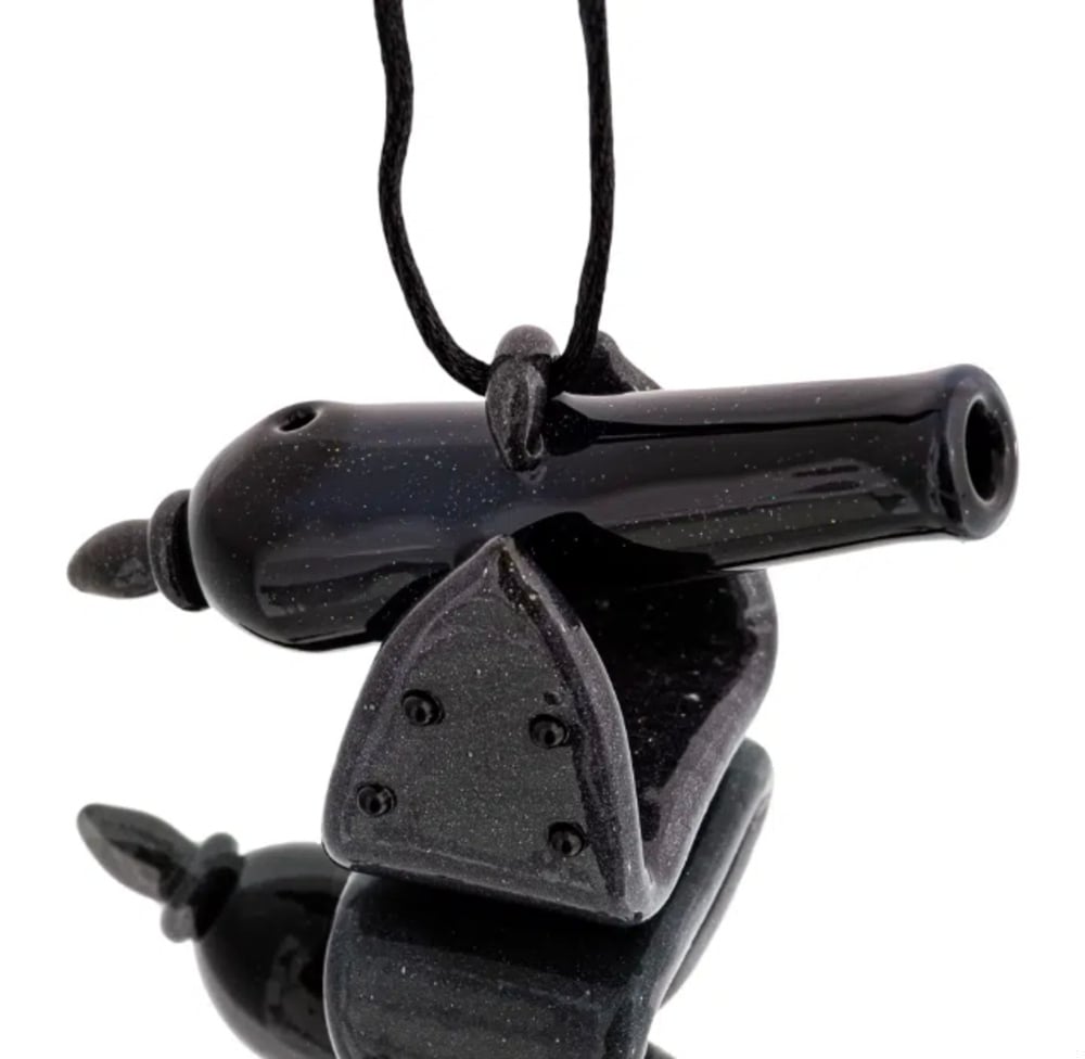 Cannon Pendant - Black