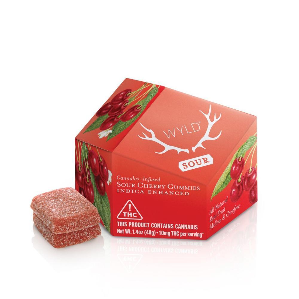 Sour Cherry Indica Enhanced Gummies | 100mg