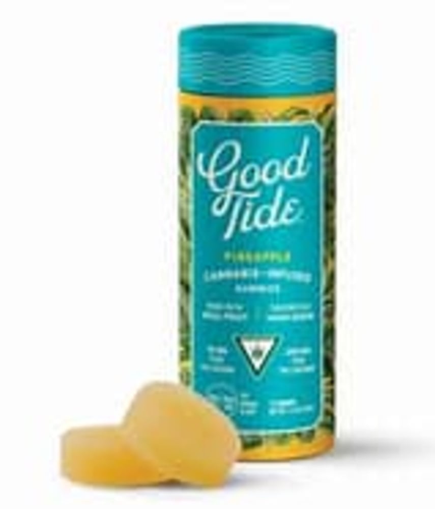 Pineapple Single-Strain Hash Rosin Gummies | Uplifting | 100mg