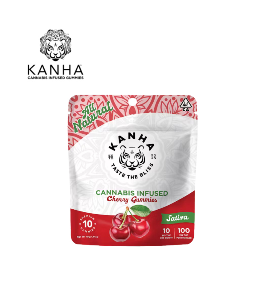 CHERRY 100MG 10 PACK GUMMIES