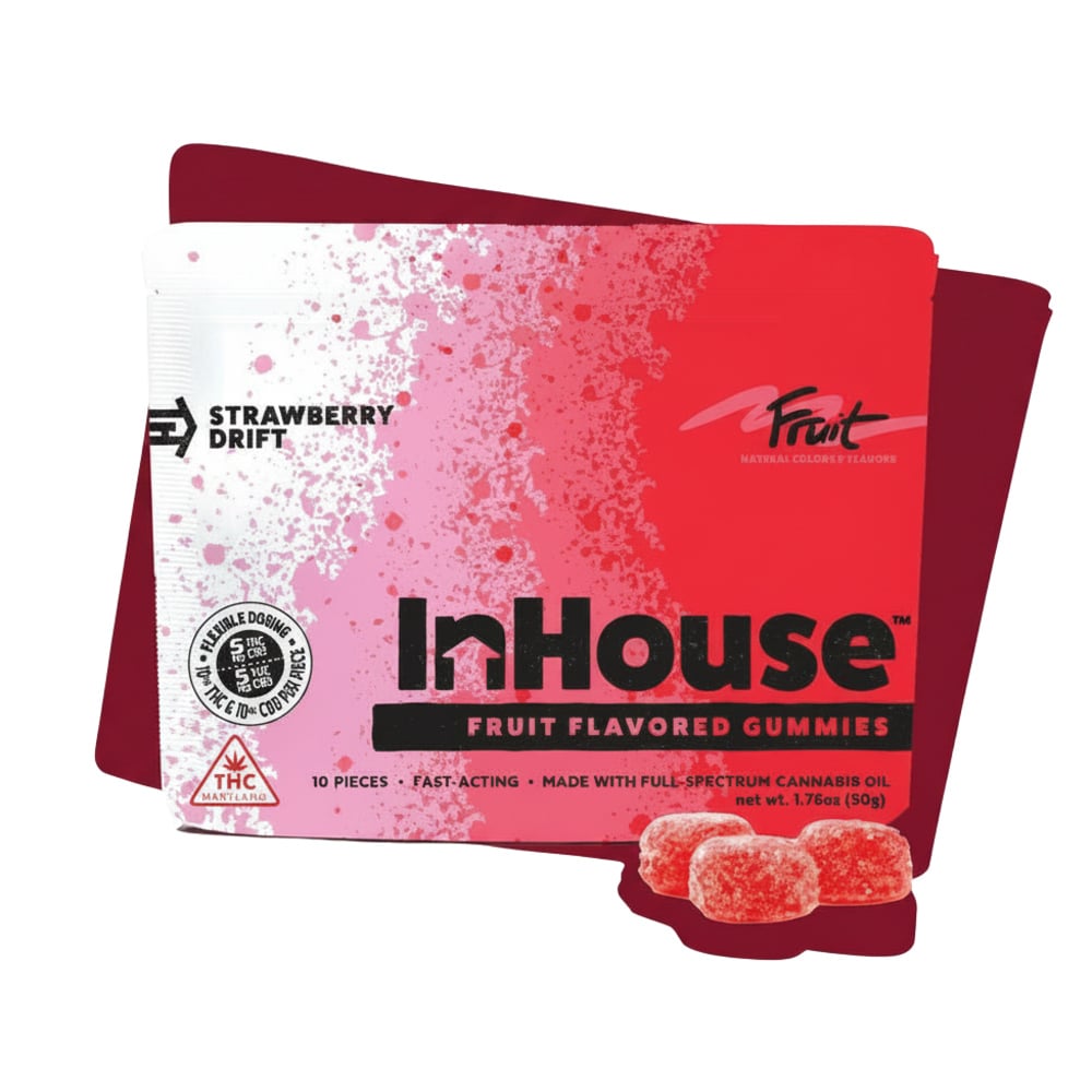 1:1 Strawberry [10pk] (100mg CBD/100mg THC)
