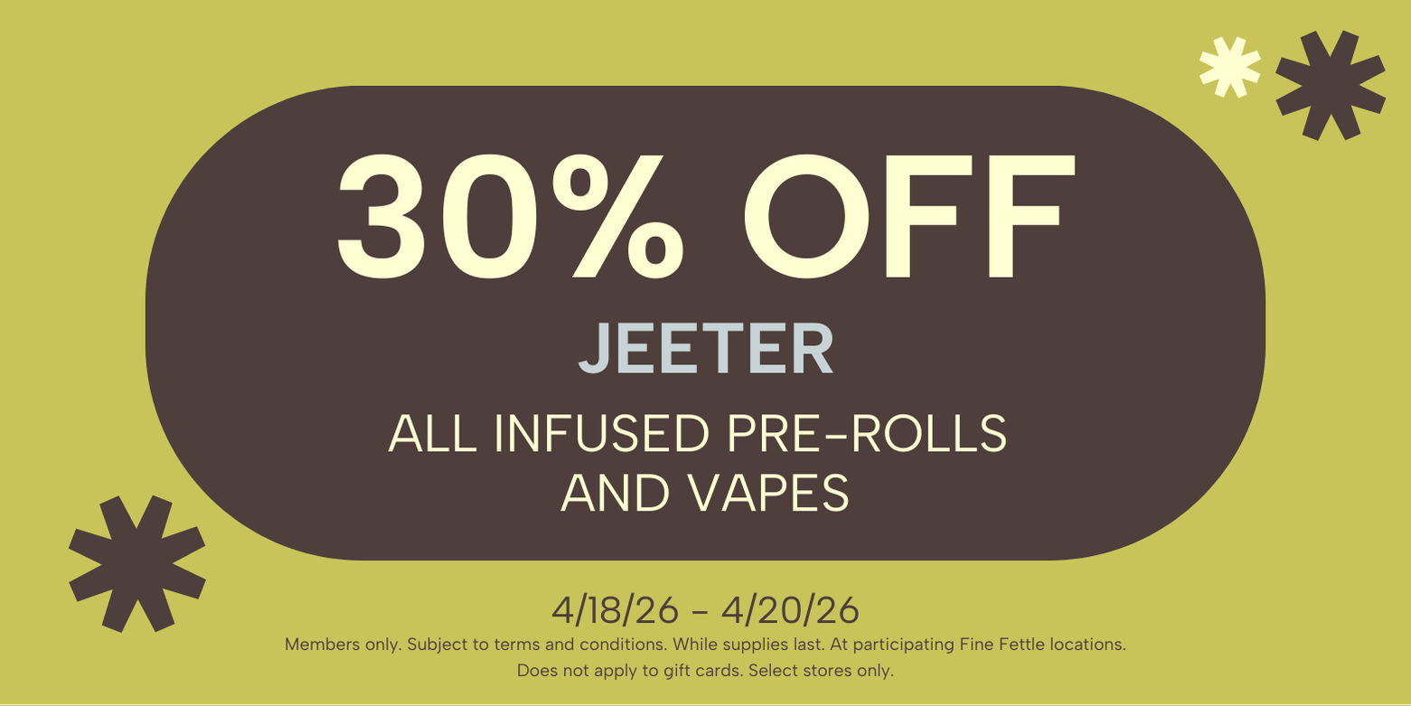 Jeeter Infused PRs & Vapes | 30% Off special