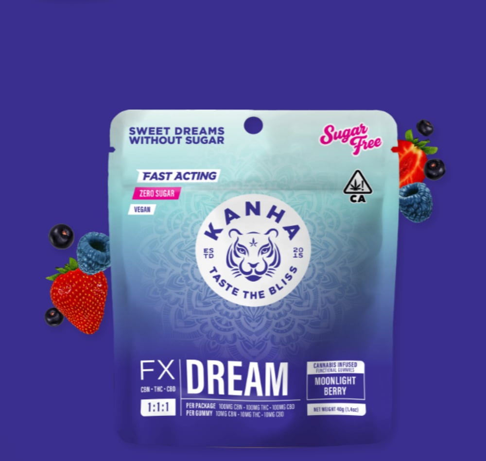 1:1:1 Moonlight Berry DREAM [10pk] (100mg CBD/100mg THC/100mg CBN)