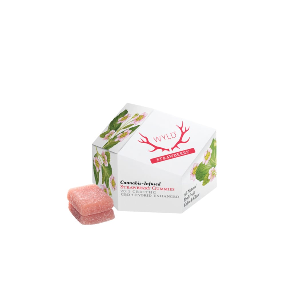 Strawberry 20:1 CBD + Hybrid Enhanced Gummies | 200mg CBD:10mg THC