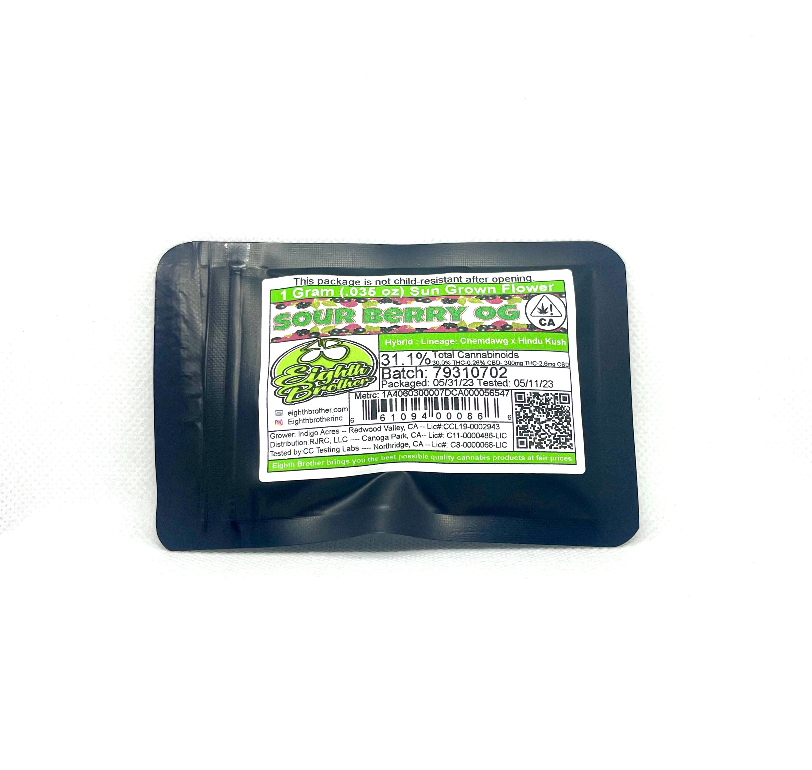 Shop Sour Berry OG- Sun Grown Flower | ERBA Markets - West LA (REC