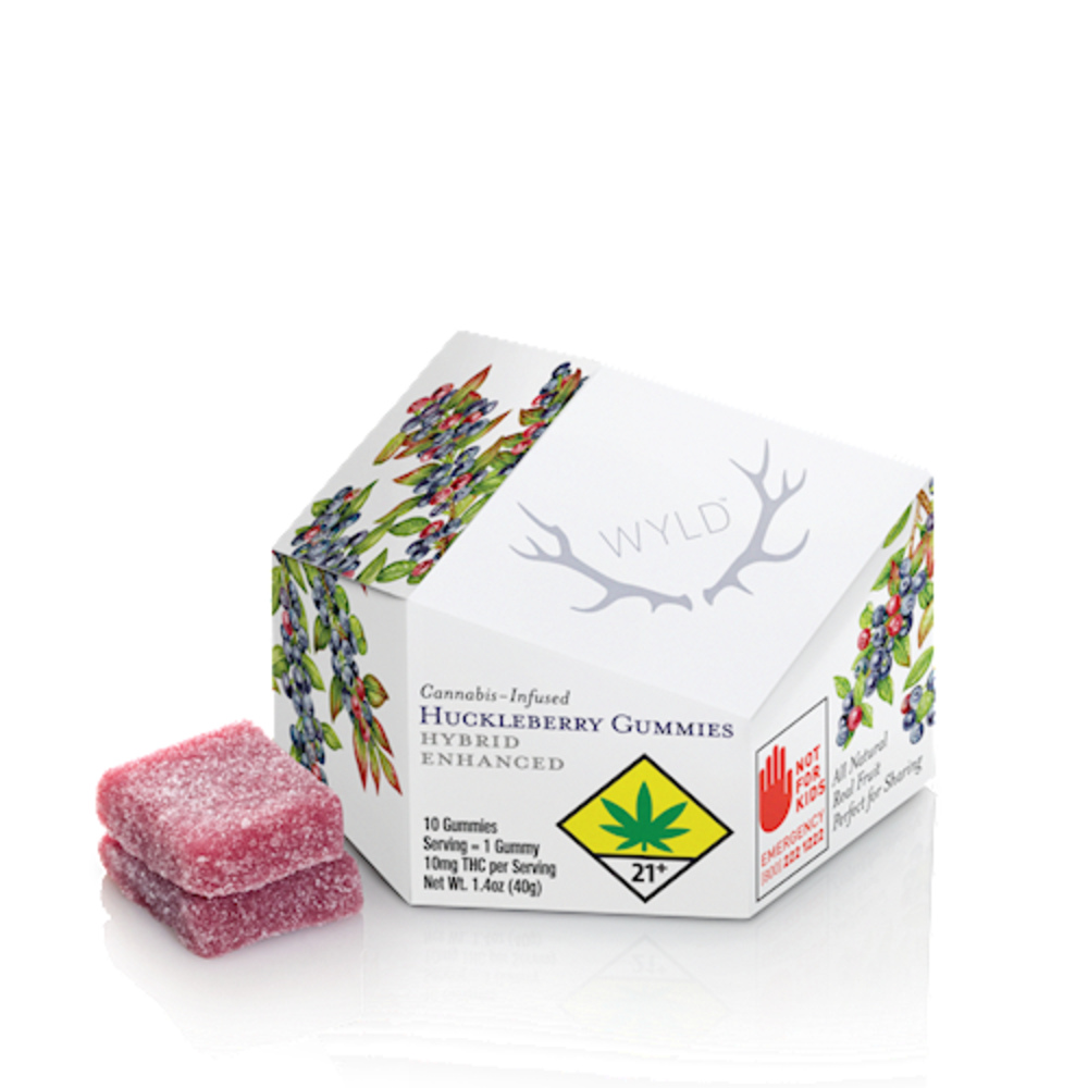 Huckleberry Hybrid Enhanced Gummies | 100mg THC