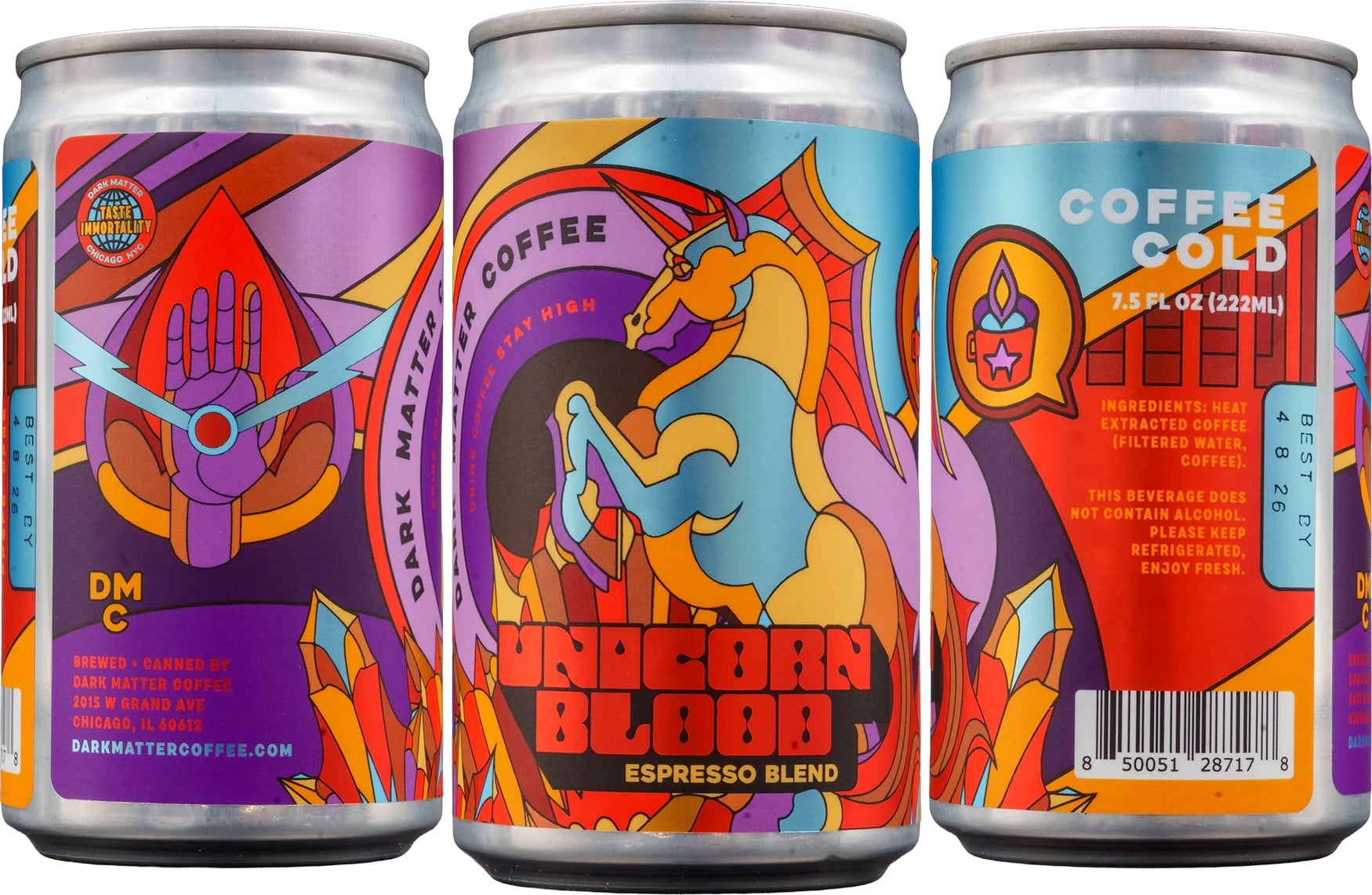 Dark Matter - Unicorn Blood Coffee Cold Can (7.5 fl. oz)