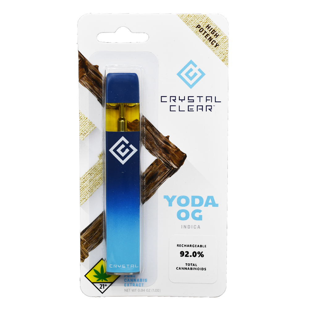 CRDHリキッド 1ml Yoda OG Yoda OG (1G) | Crystal Clear | Distillate Disposable
