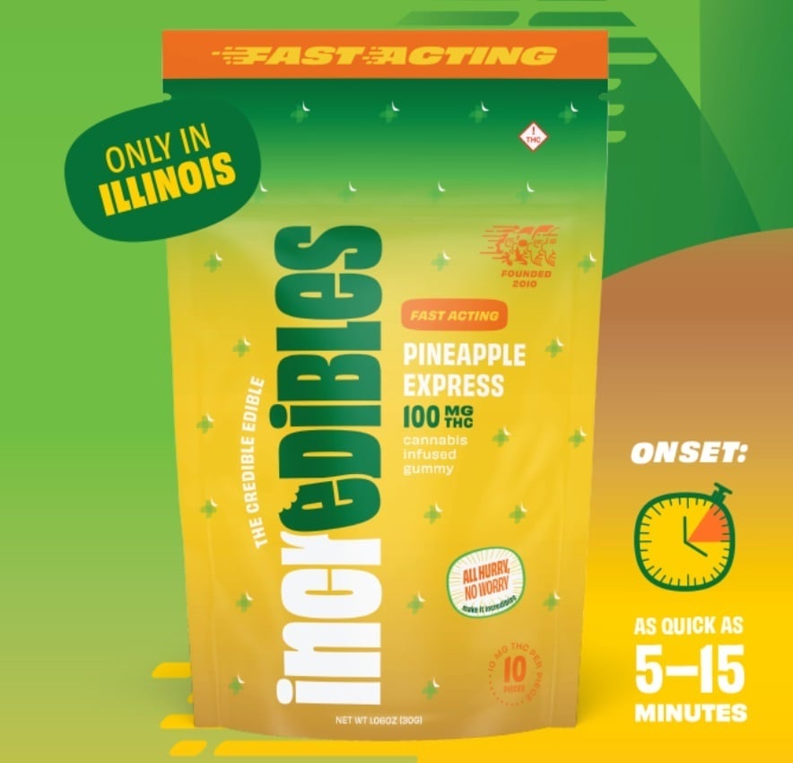 Fast-Acting Pineapple Express [10pk] (100mg)