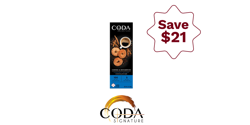 Save $21: B2G1 for $1 on Coda Edibles! special