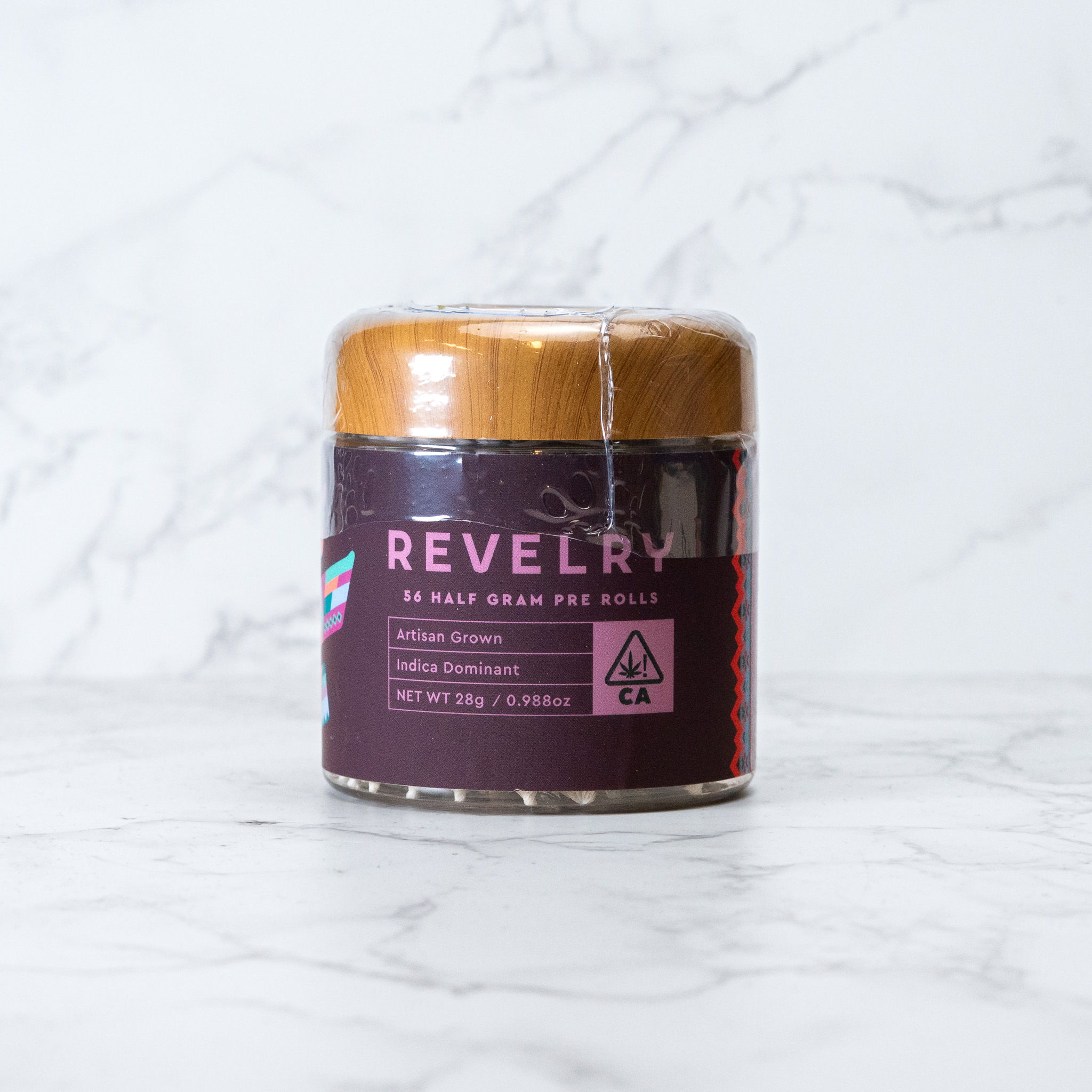 REVELRY - CHERRY OG - PREROLL - INDICA - (56PK) - [28G]