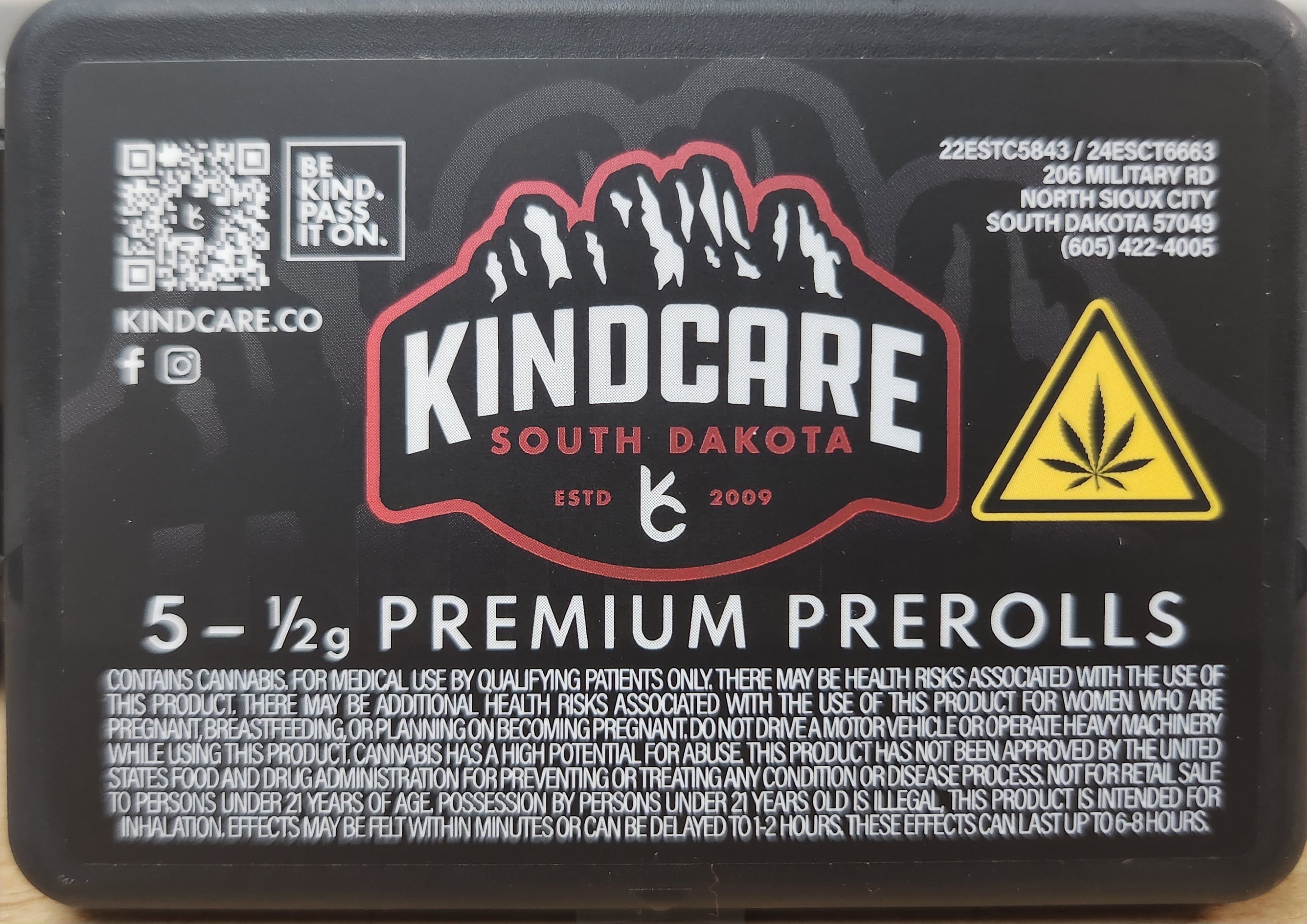Kind Care - Furious George [.5g] - 5ct Prerolls - Hybrid