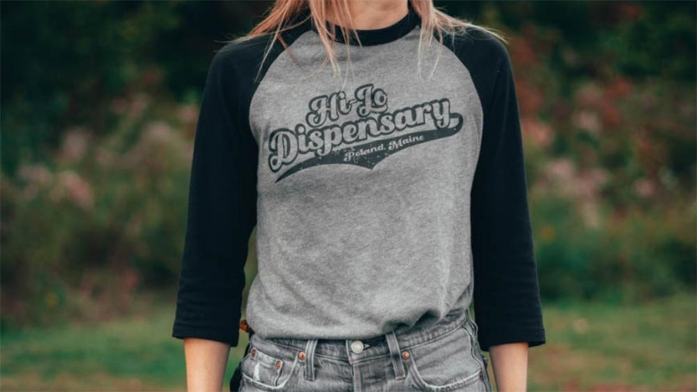 Mens Fit Raglan/gray Black/ Small
