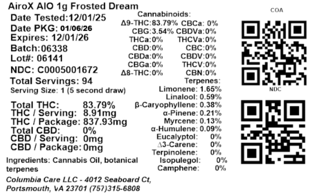 product card