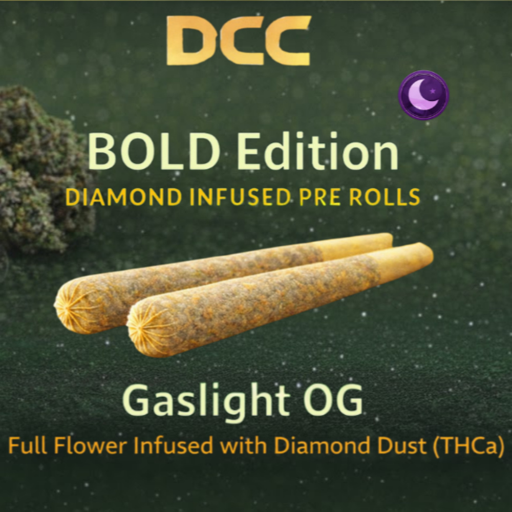 gaslight tobacco Shop DCC - Gaslight OG Diamond Infused Pre-Roll 0.5g 2pk (1g) | Fine Fettle