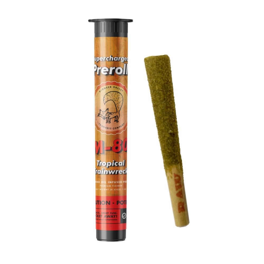PVX - M-80 Tropical Trainwreck Infused Pre-Roll (1g)