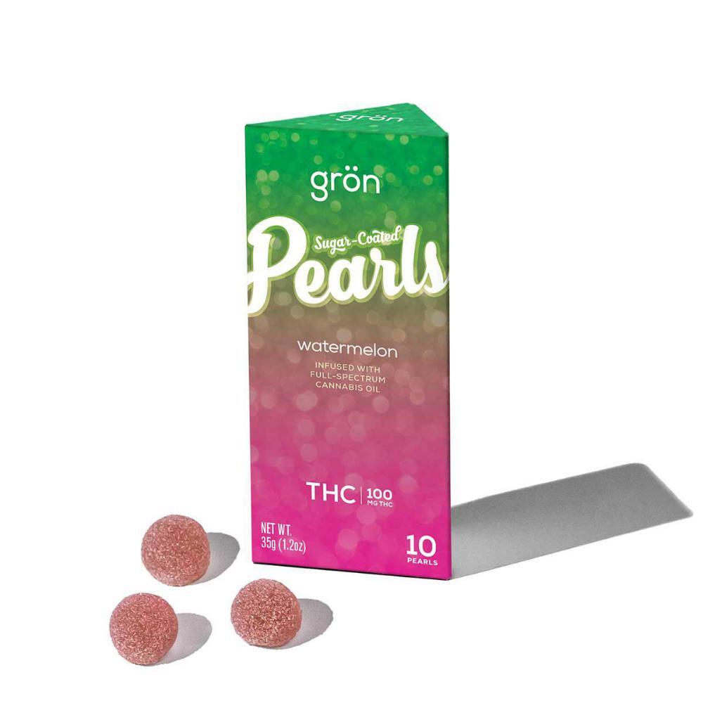 THC Watermelon Pearls - Indica (100mg)