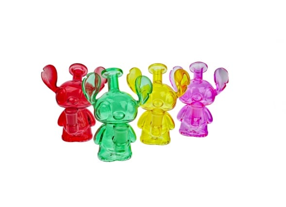 Full Color Stitch Standing 5" Rig 14mm Banger Included Full Color Stitch Standing 5" Rig 14mm Banger Included