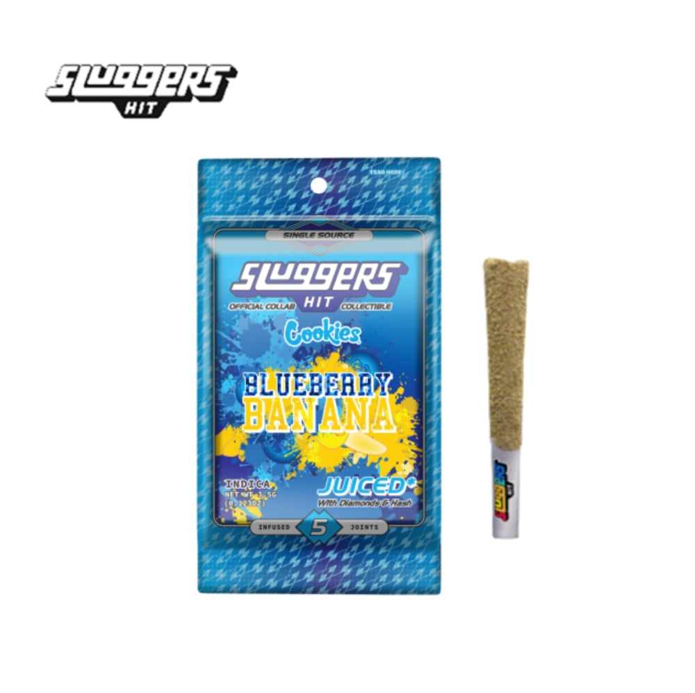 BLUEBERRY BANANA 3.5G 5 PACK INFUSED PREROLLS