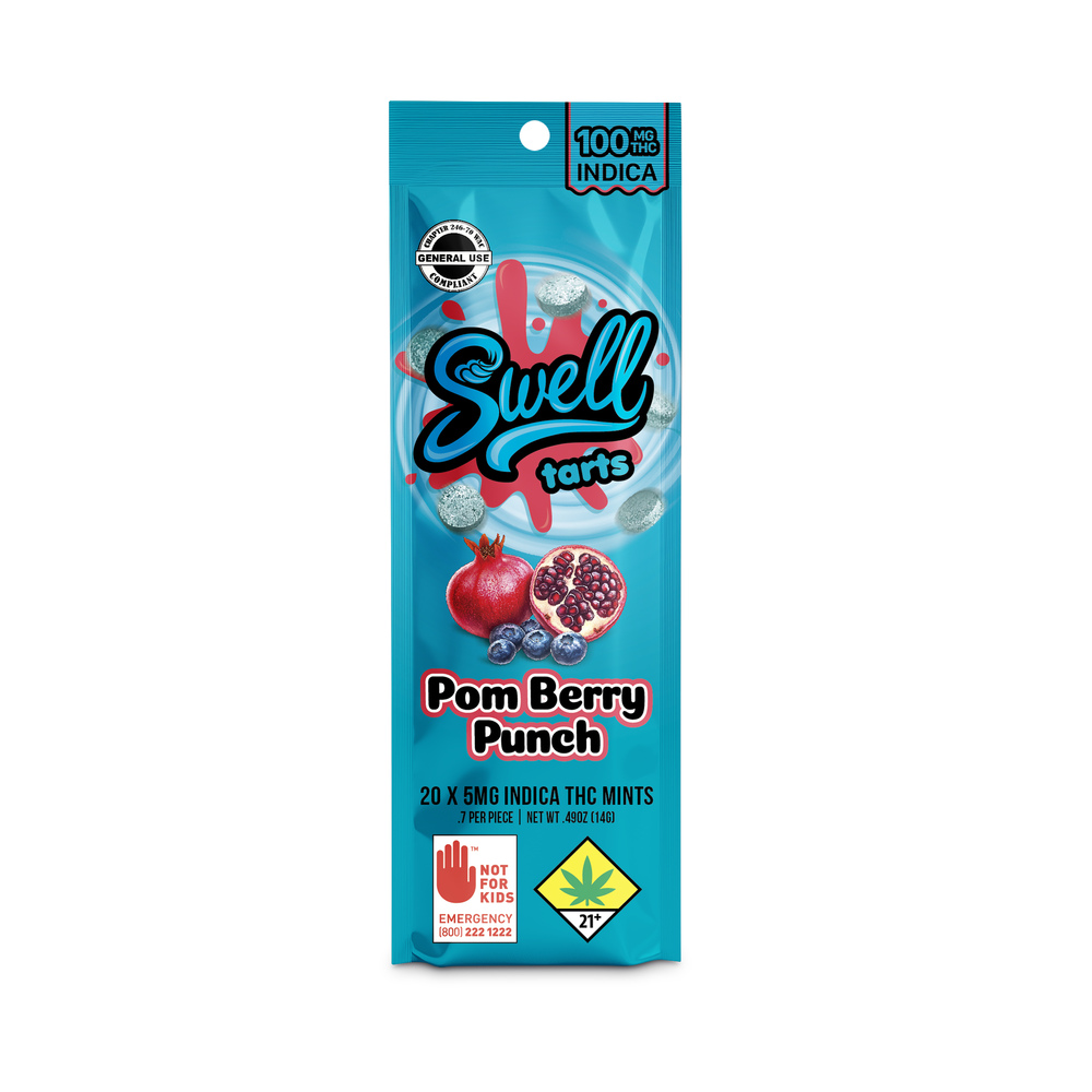 Pom Berry Punch Indica Tarts [20pk] (100mg)