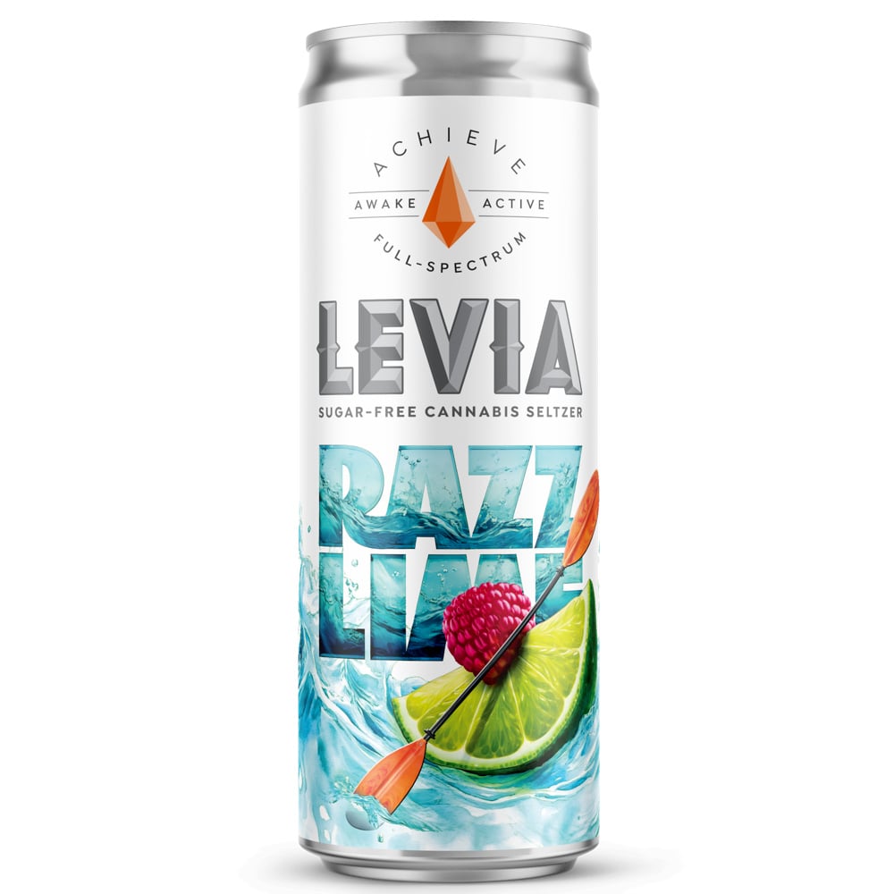 Levia - Achieve Raspberry Lime Sativa Seltzer (5mg)