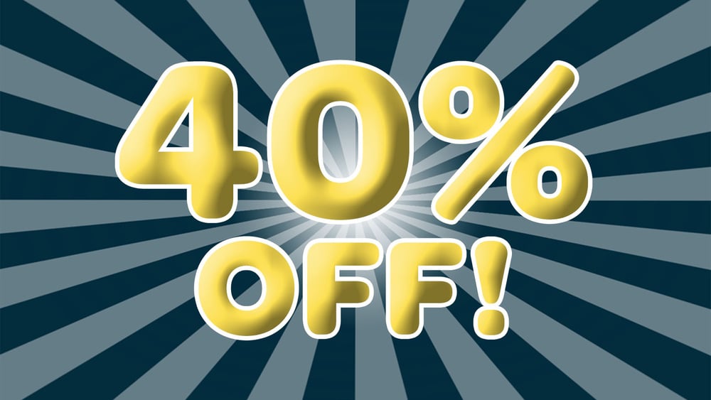 40% off Select Products special photo