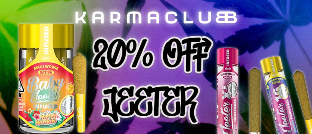 NEW! 20% Off Jeeter special