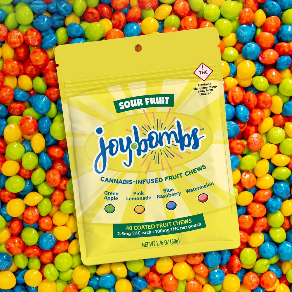 2.5mg  Joy Bombs Sour Fruit | 40pk
