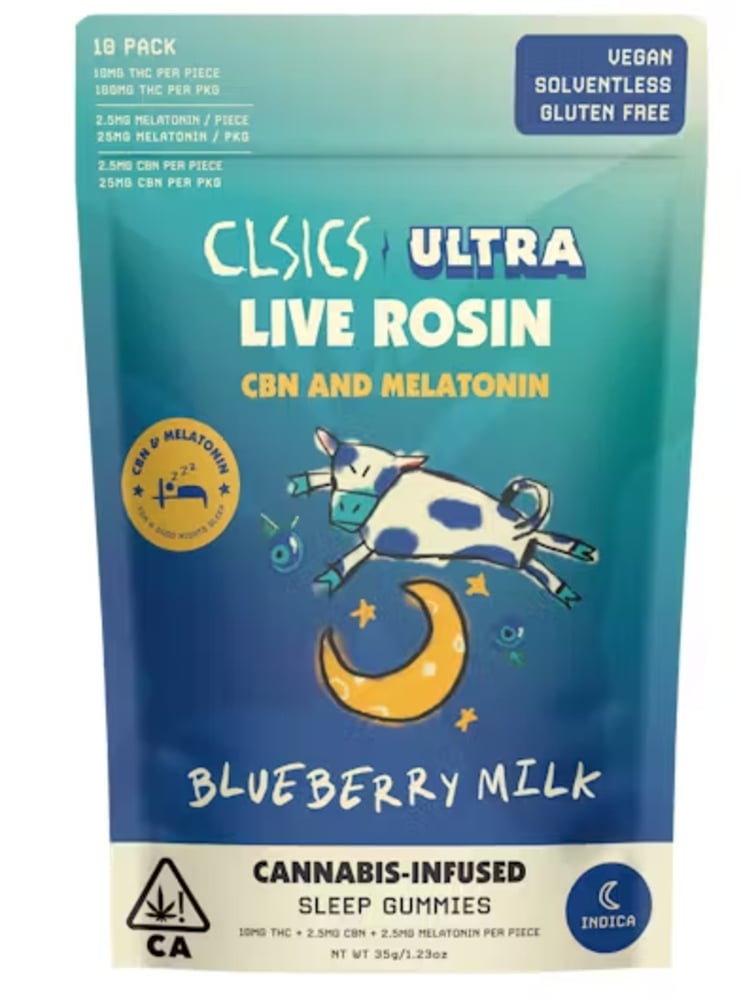 Blueberry Milk - CBN Sleep [10pk] (100mg CBN/100mg CBD/100mg THC)
