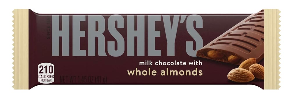 Hersheys Almond Milk Chocolate Bar 1.45oz