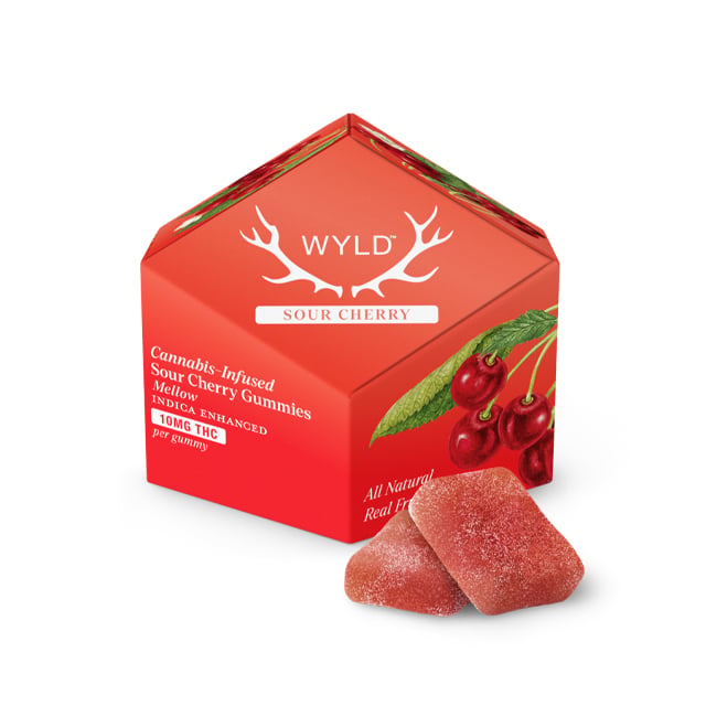 Sour Cherry Indica Enhanced Gummies | 100mg