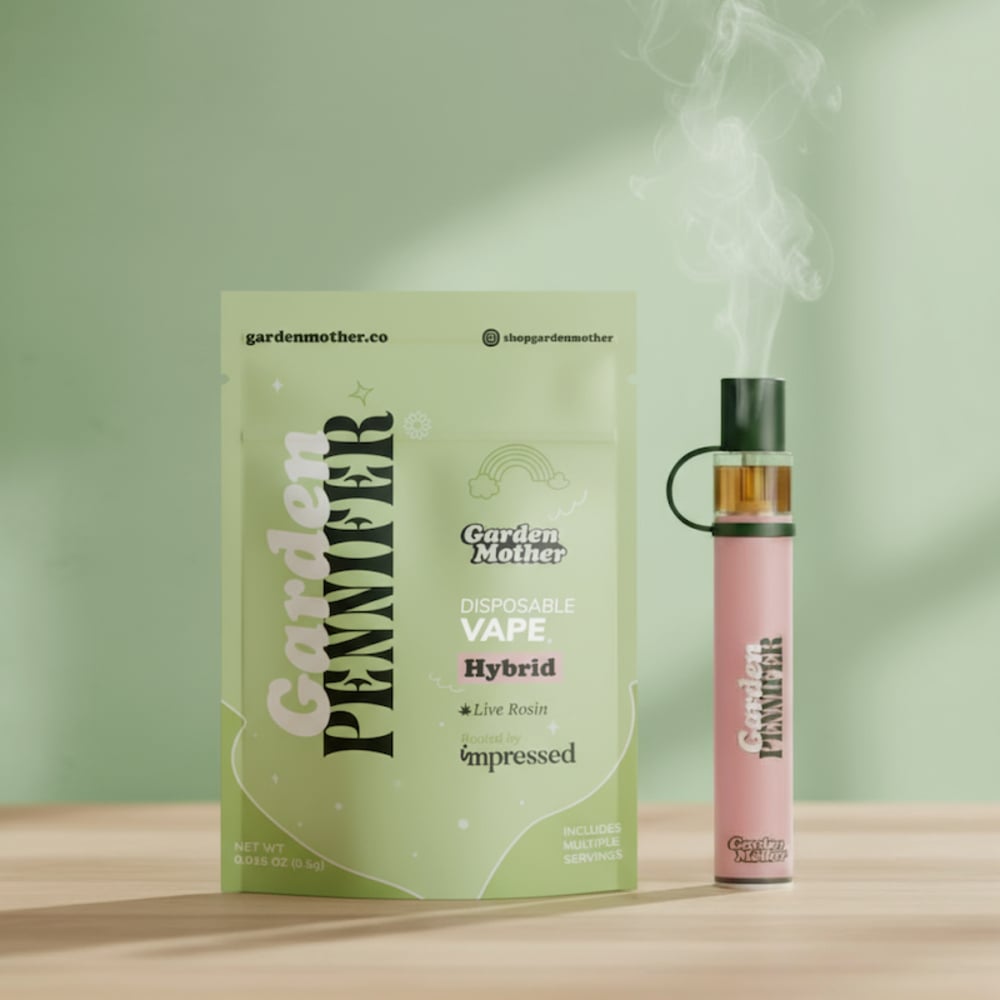 Garden Mother - Rainbow Push Pop Pennifer Rosin Disposable (0.5g)