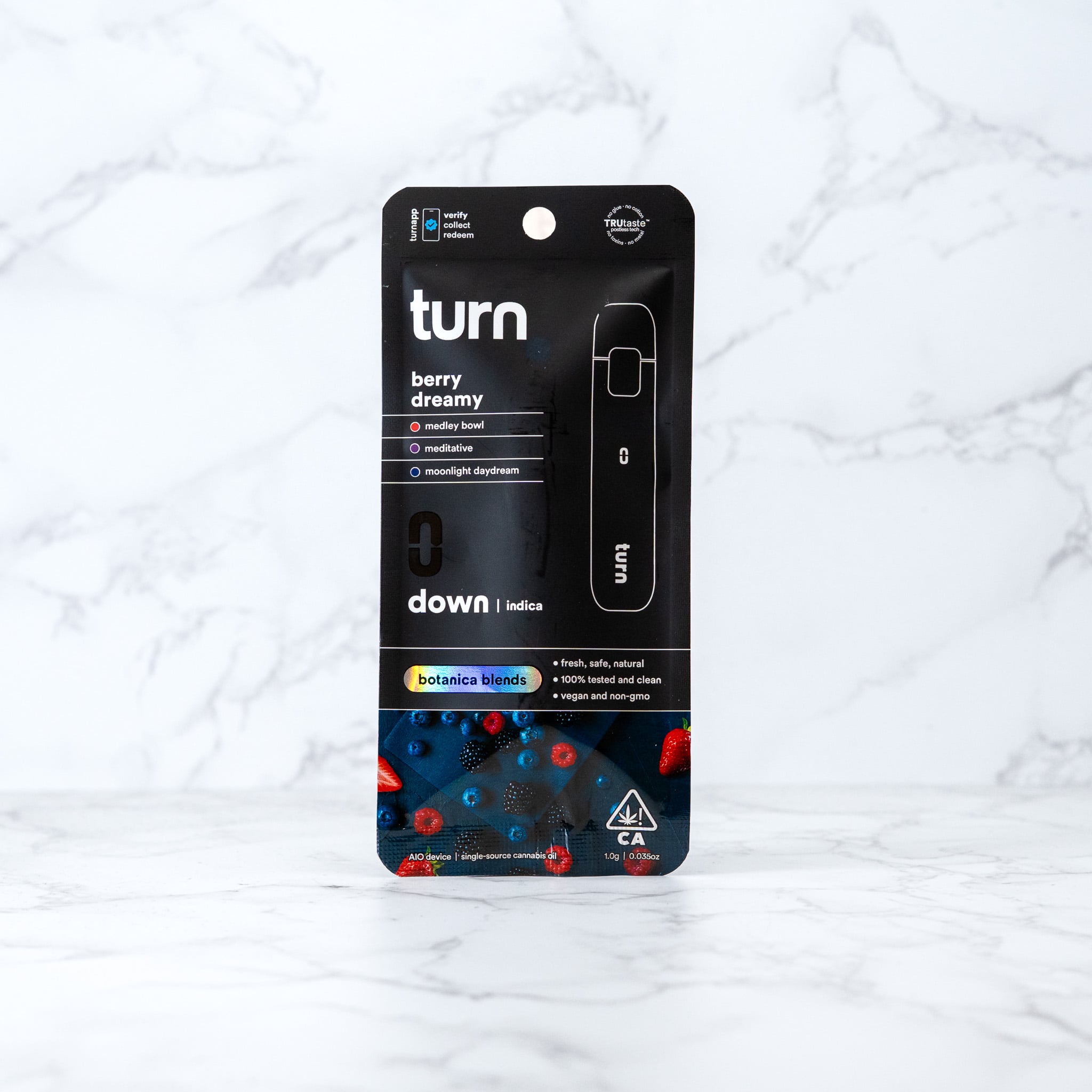 TURN - BERRY DREAMY - ALL IN ONE VAPE CART - INDICA - [1G]