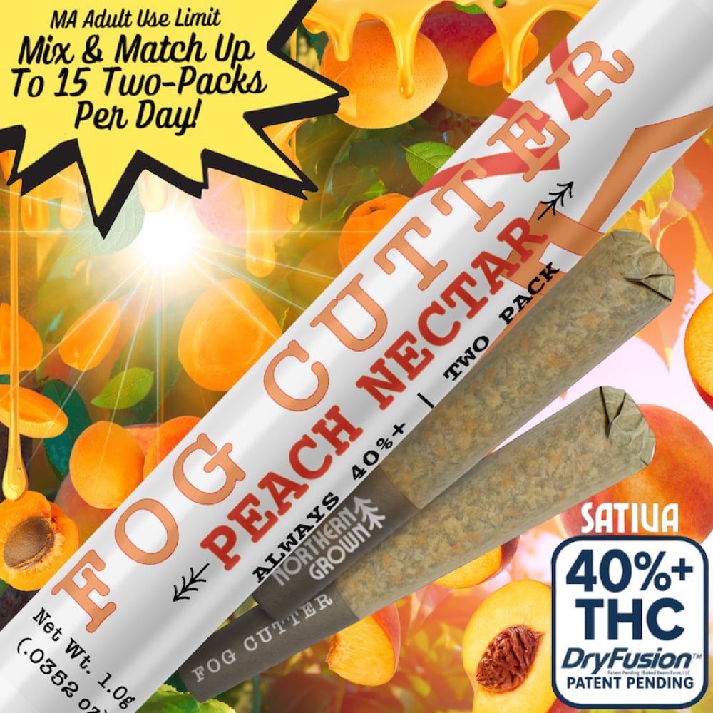 Fog Cutter - Peach Nectar Infused Hydro Pre-Roll 0.5g 2pk (1g)