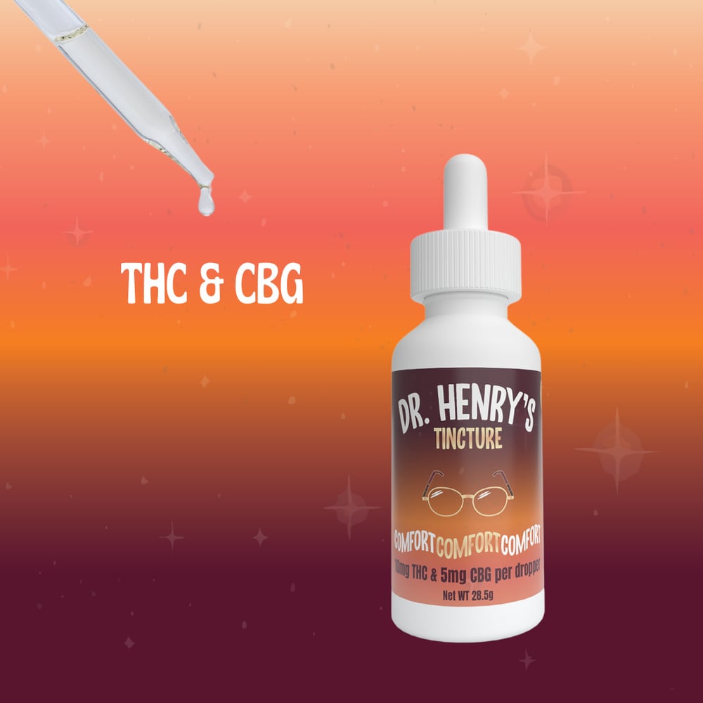 Dr. Henry's - Comfort - Strawberry/Watermelon Tincture 200mg THC : 100mg CBG 1oz
