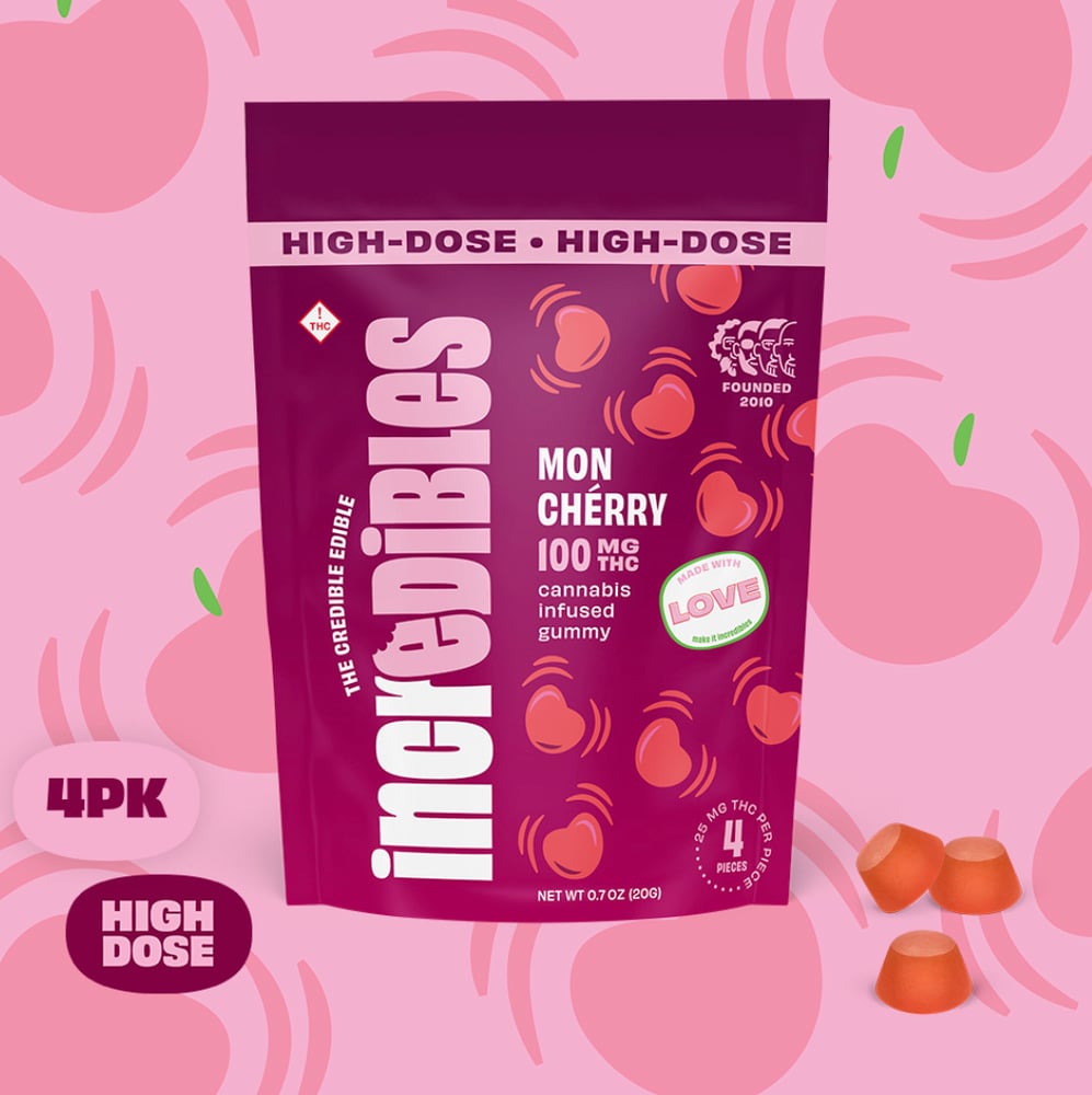 Mon Cherry High Dose [4pk] (100mg)