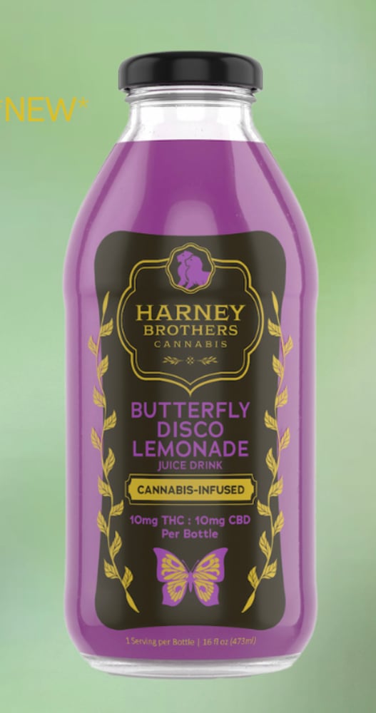 1:1 Butterfly Disco Lemonade [16oz] (10mg CBD/10mg THC)