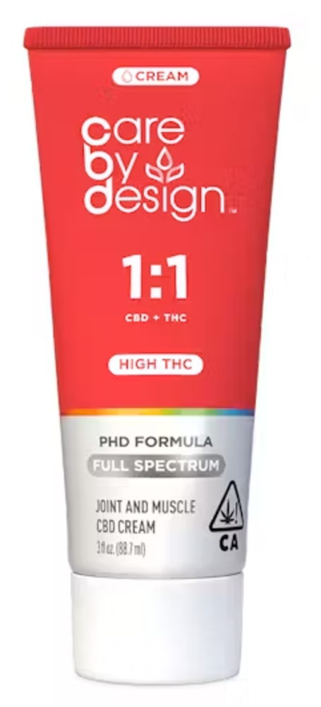1:1 Joint and Muscle Cream [3oz] (450mg CBD/450mg THC)